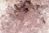 Beautiful, Pink Amethyst Geode Section - Argentina #195415-1